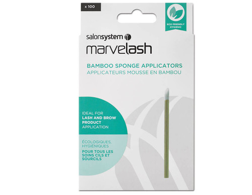 Marvelash bamboo sponge applicators (100)