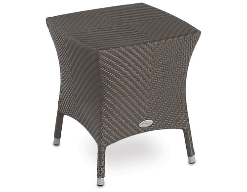 Windsor square side table, bronze