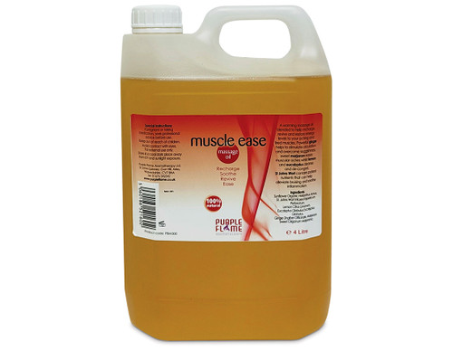 Purple Flame massage oil, muscle ease 4L
