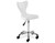 REM Clover salon stool, white