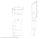 Dimensions in mm of the REM Cornell island unit.
