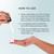 Instructions on how to use the Sienna X self tan serum drops