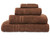 Comfy spa bath towel, brown