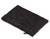 Facial towelling wash mitt, black