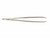 Beauty Essentials tweezers flat gilt 89mm
