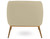 Esthetix Lia client chair, taupe/gold