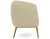 Esthetix Lia client chair, taupe/gold