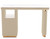 Esthetix Eva nail desk, taupe/gold