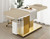 Esthetix Arabella electric beauty bed, taupe/gold
