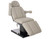 Esthetix Alessandra electric beauty bed, grey/black titanium with one arm rest up