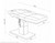 Esthetix Alessandra electric beauty bed, grey/black titanium