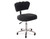 Esthetix Sienna therapist stool, black/black titanium