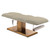 Esthetix Aria electric beauty bed, taupe/gold