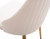 Esthetix Lucia client chair, white/gold