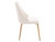 Esthetix Lucia client chair, white/gold