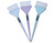 PRISMA bamboo master tint brush set, teal/blue/purple (3)