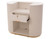 Esthetix Aurora reception desk, white/gold