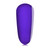 The GelBottle Inc gel polish nail swatch in the sheer purple shade, Glass Purple.