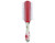 Front view of Denman D4 styling brush, 9 row with deluxe print floral fantasy design on a white background.