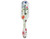 Denman D4 styling brush, 9 row with deluxe print floral fantasy design on a white background.
