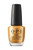 OPI nail lacquer 15ml bottle in the glittery gold shade, Nougat by Nature