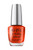 OPI Infinite Shine nail lacquer 15ml bottle in the orange/red shade, I'm a Natural Gingerbread.