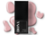 HONA TrueBuild builder gel 20ml black bottle in the pink shade, Angel.