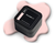 HONA Builder Pot builder gel 25ml square black tub in the nude pink shade, Tender.