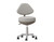 YoocellCare Luna beauty stool in grey on a white background.