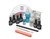 The Edge gel polish kit with gel polishes, nail files and nail lamp.