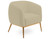 Esthetix Lia client chair, taupe & gold, ex-display