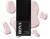 HONA gel nail polish in a 20ml bottle in the light pink shade, Quartz.