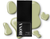HONA gel nail polish 20ml bottle in the shade, Matcha.