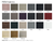 REM fabric swatches for the REM Elegance corner waiting seat.