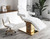 Esthetix Alessandra electric beauty bed, white/gold