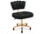 Esthetix Sienna therapist stool, black/gold