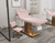 Esthetix Arabella electric beauty bed, pink/gold in a beauty salon