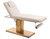 Esthetix Arabella electric beauty bed, white/gold with head and back rest up