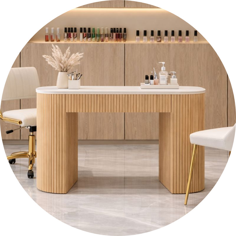 Natural wood furniture