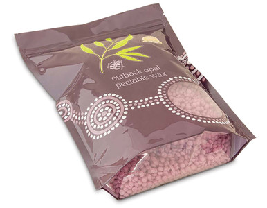 Outback Organics hair removal wax, wax strips, pre and post wax