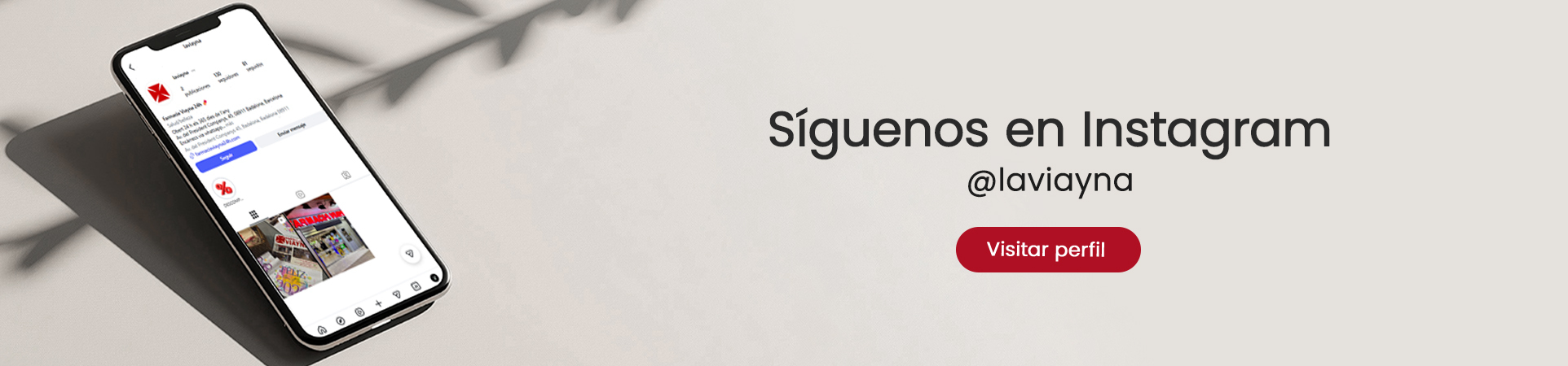 Siguenos en instagram 