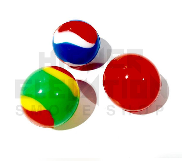 1.25" Silicone Ball Container Assorted Colors Higher Elevation