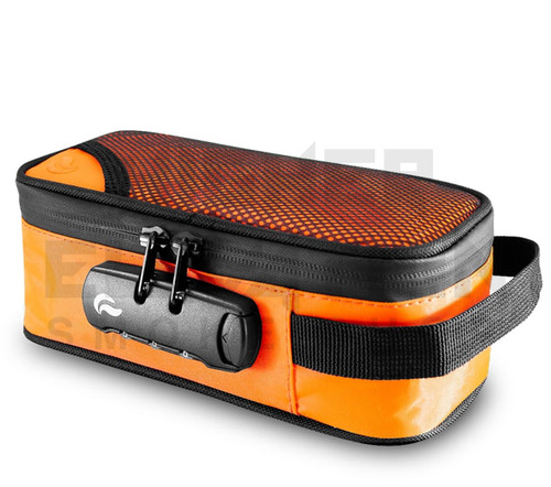 7.5" Sidekick Lockable Odor Protection Pipe Case by Vatra - Orange
