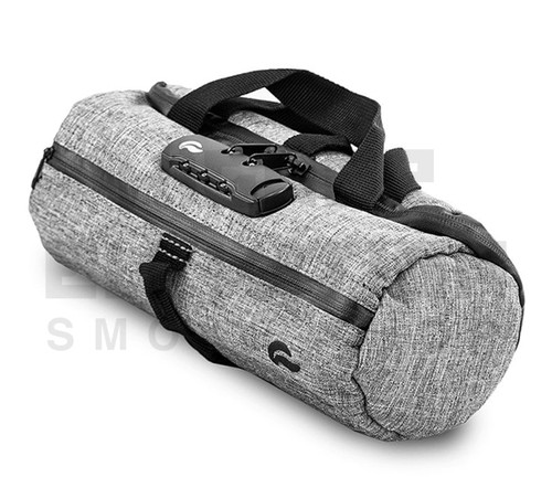 10" Duffle Tube Lockable Odor Protection Pipe Case by Vatra - Charcoal Gray