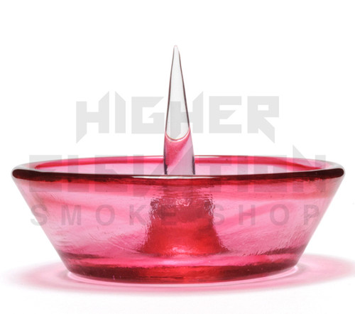 Pink Glass Debowler With Removable Spike 