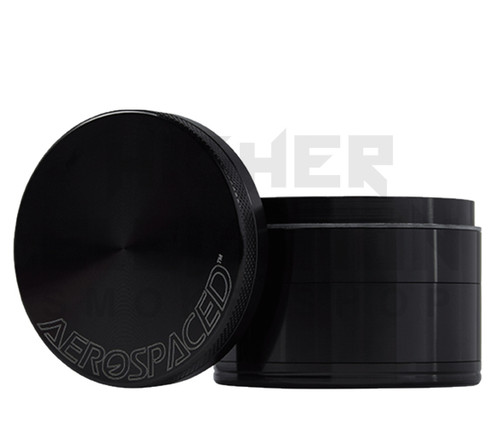 2.5" 4-Piece Grinder by Aerospaced - Black ( Out of Stock )