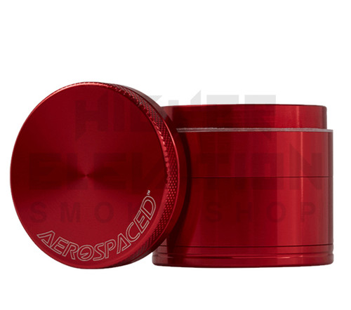 2.5" 4-Piece Grinder by Aerospaced - Red (Out of Stock)