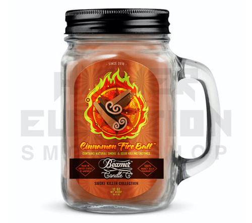 Beamer Smoke Killer Collection 12oz Mason Jar w/ Handle - Cinnamon Fire Ball