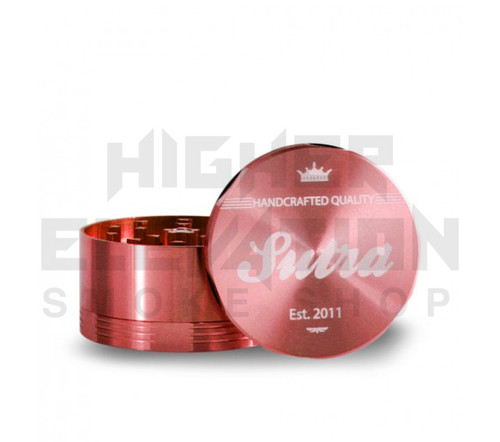 Sutra Aluminum 4 pc 50mm Grinder - Red