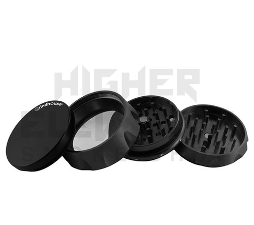 Grindhouse™ 2.2" Carver Grinder 4 Piece - Black ( Out of Stock )